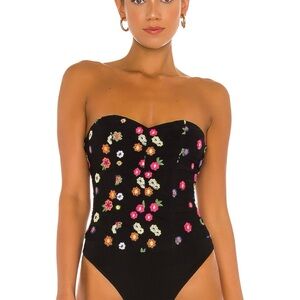 Lovers and Friends Youlanda Bodysuit in Black